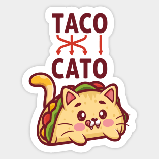 Taco Cato Sticker